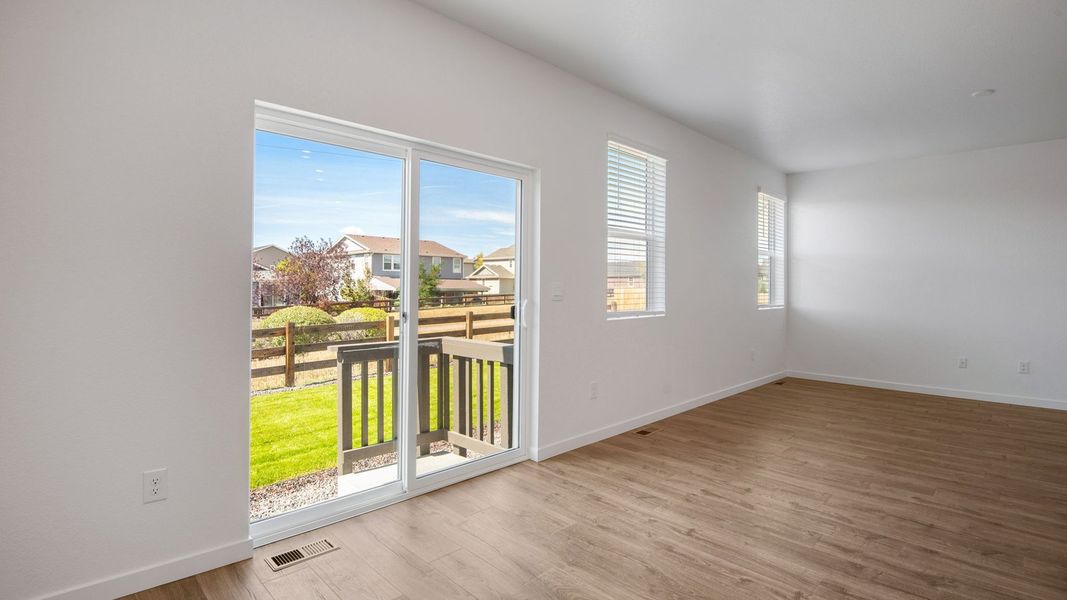 Representative unfurnished interior of a home built from the Harmony by D.R. Horton in Sky Ranch, Watkins (Image 14).