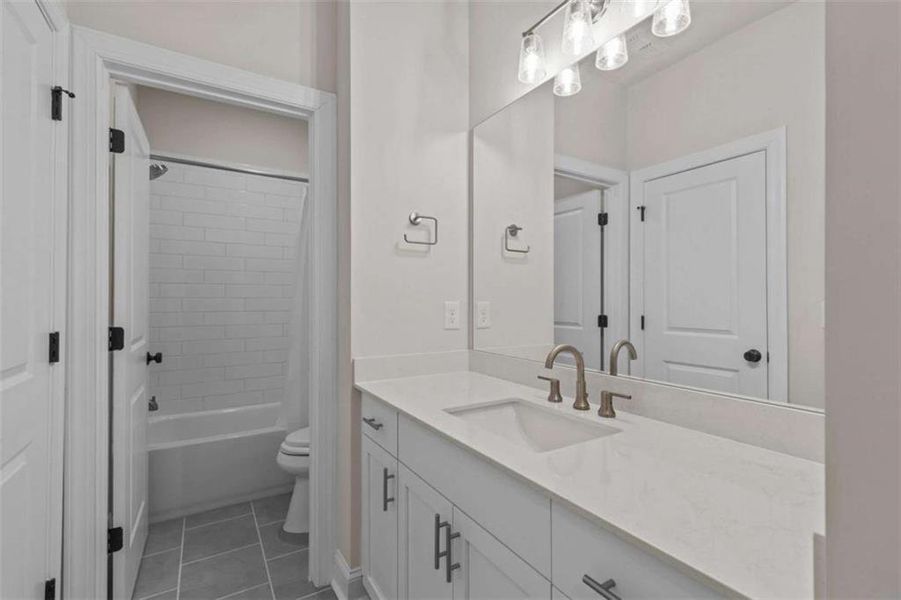 Furnished interior view inside a new home in , Peachtree Corners (Image 33). Furnished interior view inside a new home in , Peachtree Corners (Image 33).