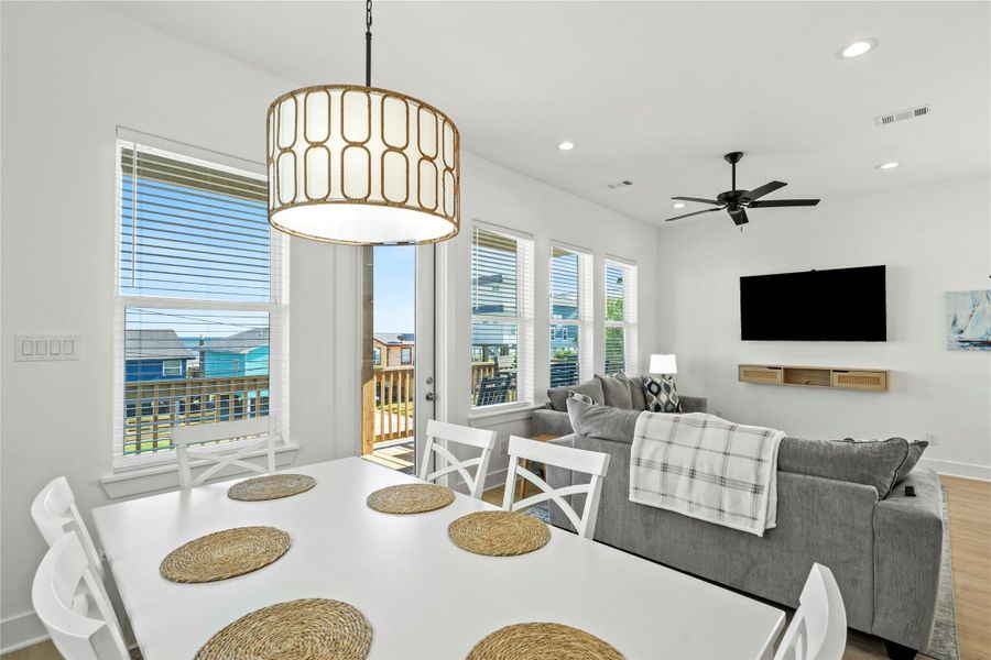 Furnished interior view inside a new home in , Galveston (Image 4).