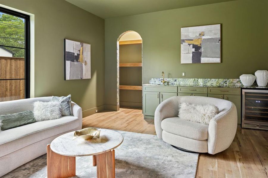 Furnished interior view inside a new home in , Dallas (Image 16).