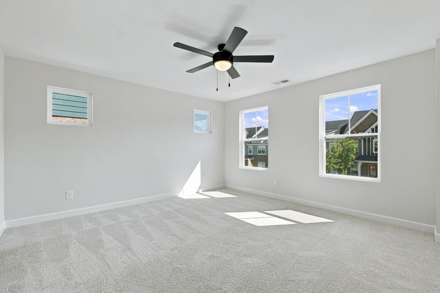 Spacious Primary Bedroom in the Grayson