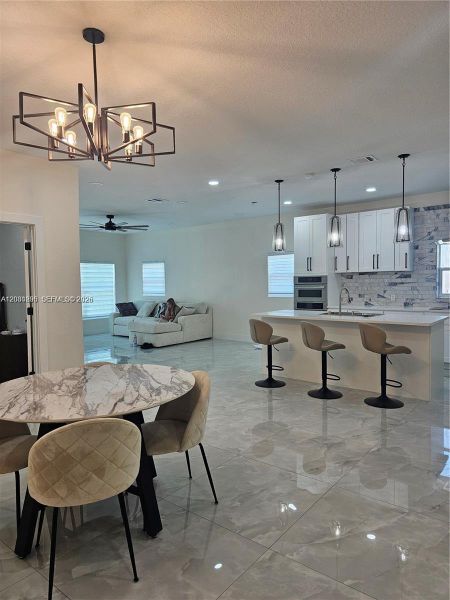 Furnished interior view inside a new home in , West Palm Beach (Image 14).