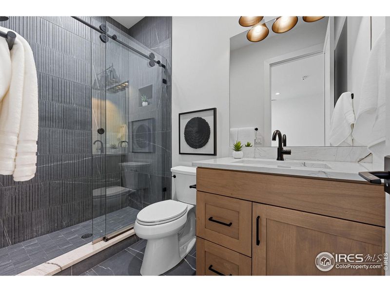 Furnished interior view inside a new home in , Longmont (Image 27).