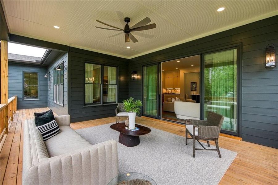Exterior details and patio area of a home in , Smyrna (Image 40).