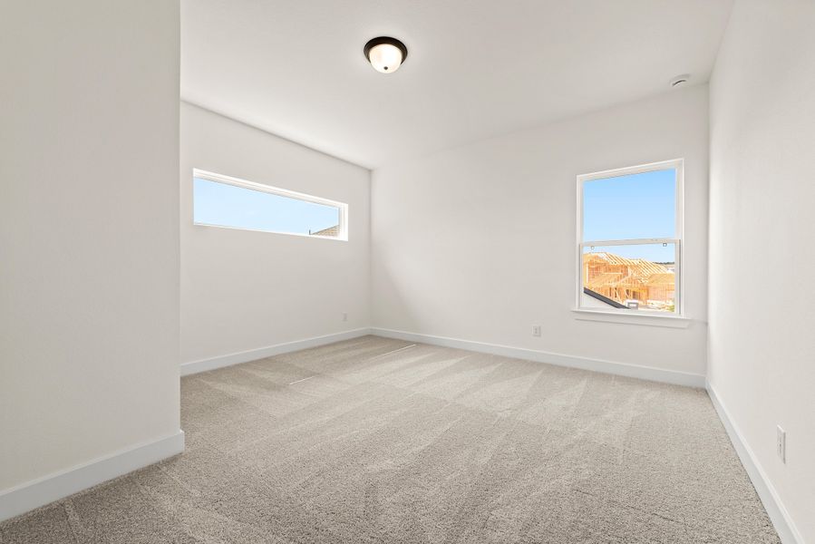 Representative unfurnished interior of a home built from the The Napa by Westin Homes in The Woodlands Hills, Willis (Image 20). Representative unfurnished interior of a home built from the The Napa by Westin Homes in The Woodlands Hills, Willis (Image 20).