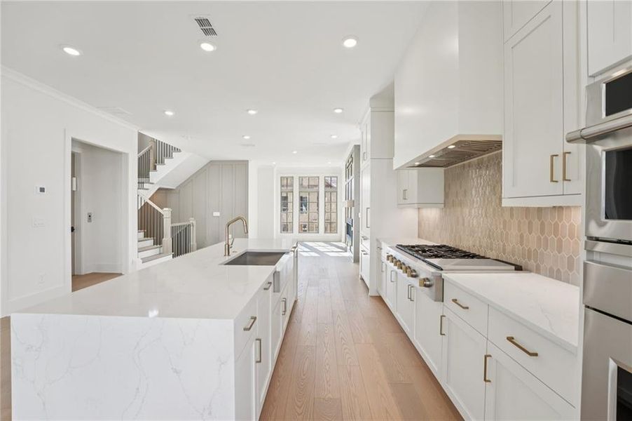 Furnished interior view inside a new home in Park Walke, Alpharetta (Image 12).