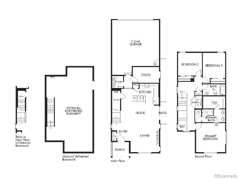 2D floor plan layout of this home in , Aurora, CO (Image 4).