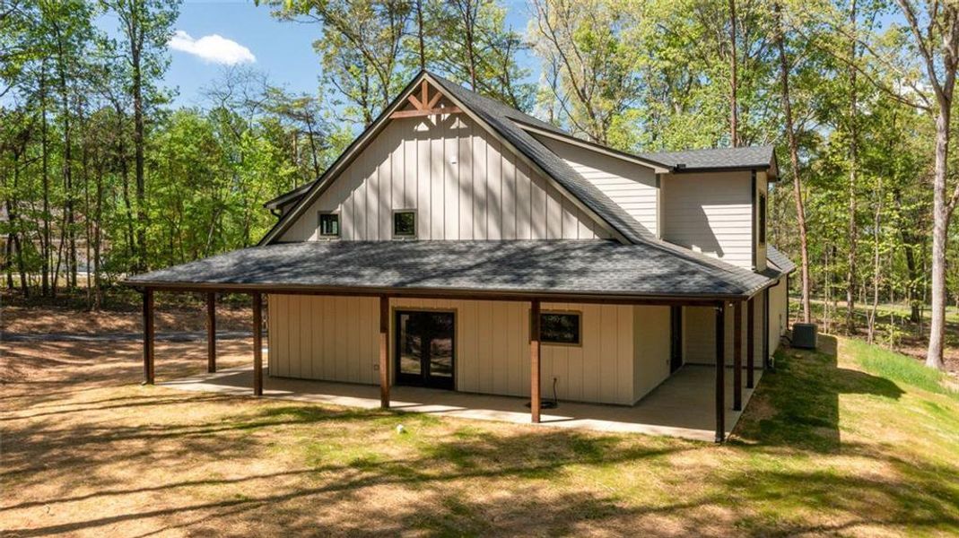 Exterior details and patio area of a home in , Dawsonville (Image 28).
