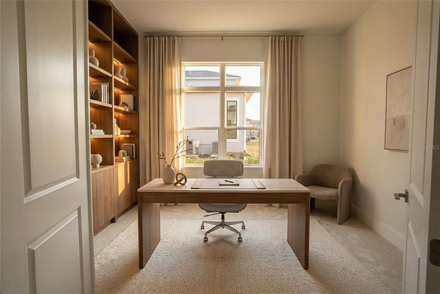 Furnished interior view inside a new home in , Montverde (Image 17). Furnished interior view inside a new home in , Montverde (Image 17).