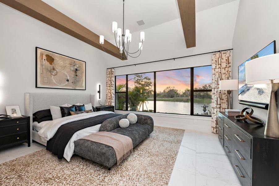 Representative furnished interior of a home built from the Solstice by Lee Wetherington Homes in Star Farms, Lakewood Ranch (Image 15).