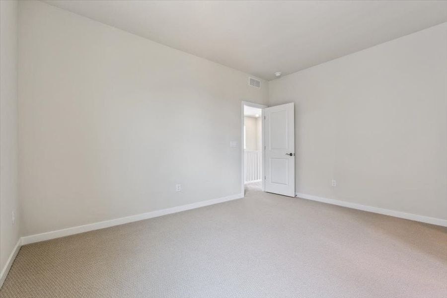 A room with white walls.