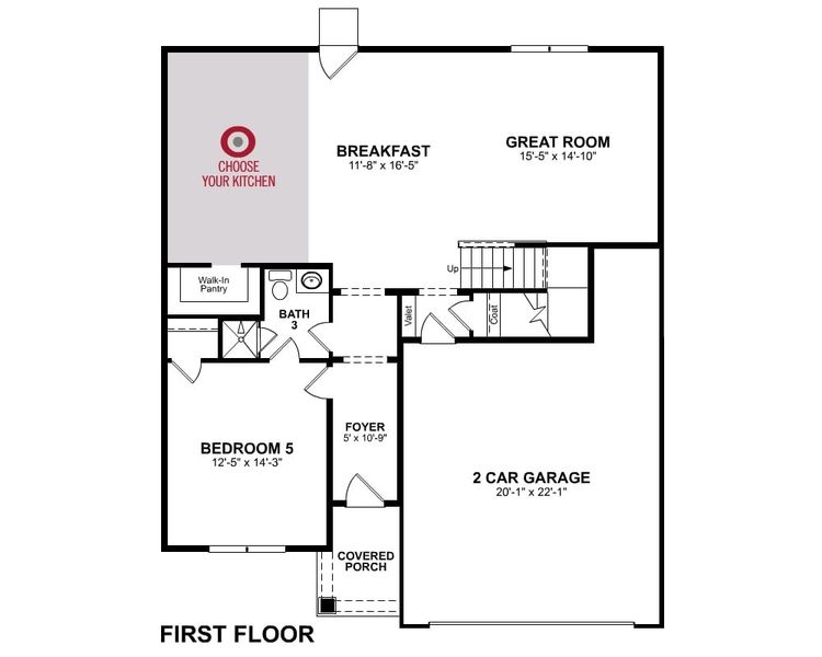2D floor plan layout of this home in Ambridge, Conway, SC (Image 4).