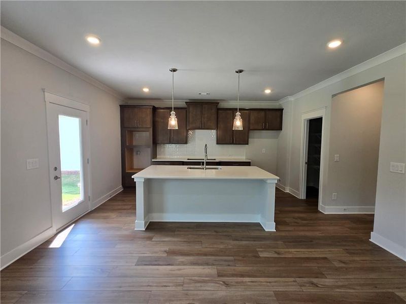 Furnished interior view inside a new home in Pinecrest Ridge, Dacula (Image 5).