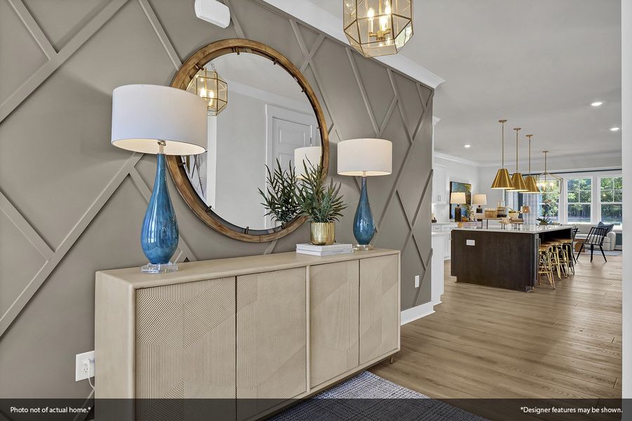 Furnished interior view inside a new home in Hewing Farms, Summerville (Image 5).