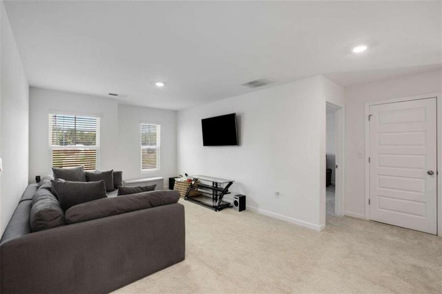 Furnished interior view inside a new home in Stillwater Springs, Dacula (Image 4). Furnished interior view inside a new home in Stillwater Springs, Dacula (Image 4).