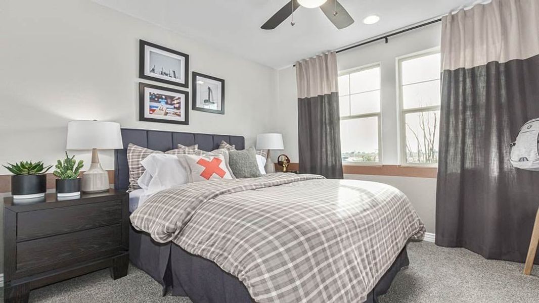 Representative furnished interior of a home built from the Hudson by Taylor Morrison in Stonehaven, Glendale (Image 24).