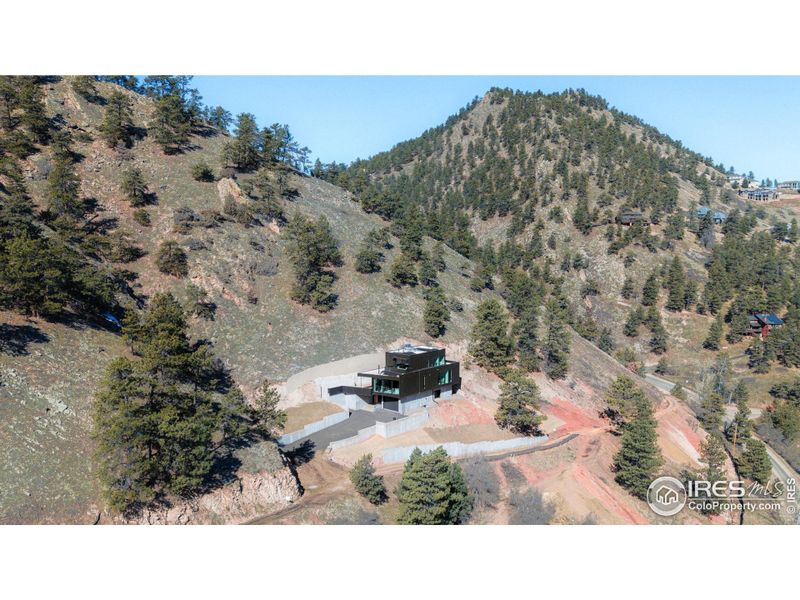 Aerial view. Aerial view.