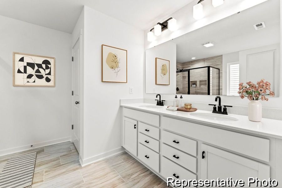 Furnished interior view inside a new home in Parc Northwest, Elon (Image 11).
