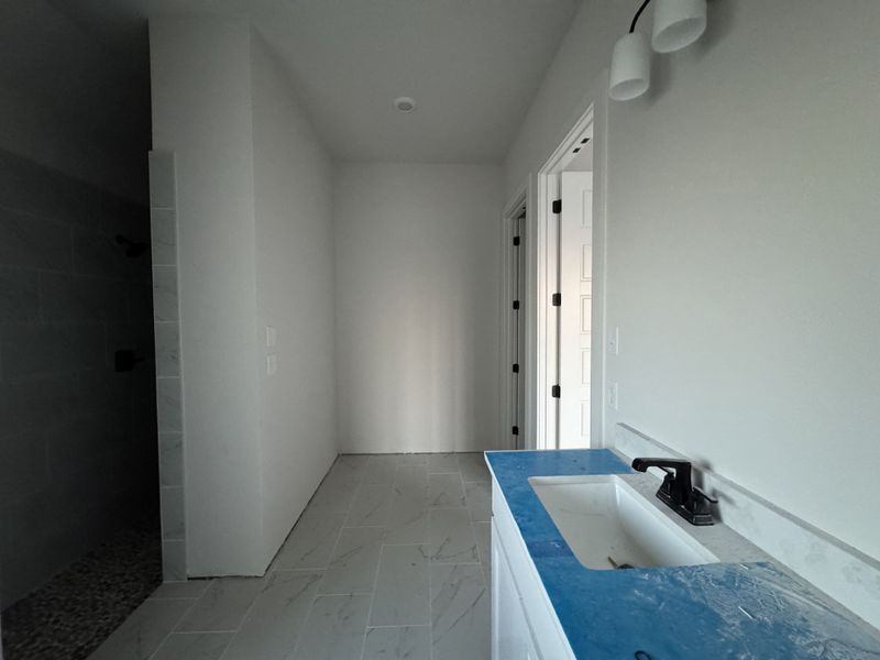 In-progress construction of a new home in Coyote Crossing, Godley, TX (Image 9).