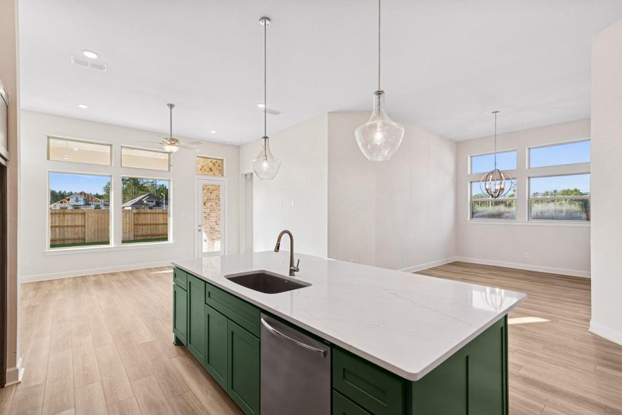 Furnished interior view inside a new home in ARTAVIA 45' Homesites, Conroe (Image 8). Furnished interior view inside a new home in ARTAVIA 45' Homesites, Conroe (Image 8).