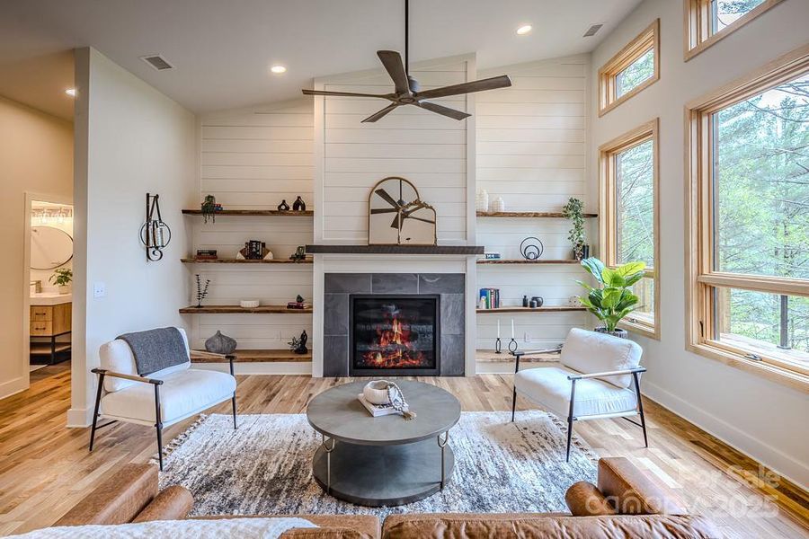 Furnished interior view inside a new home in , Fleetwood (Image 3).