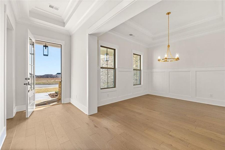 Spacious, unfurnished interior of a new home in Horizon at Laurel Canyon, Canton (Image 46).