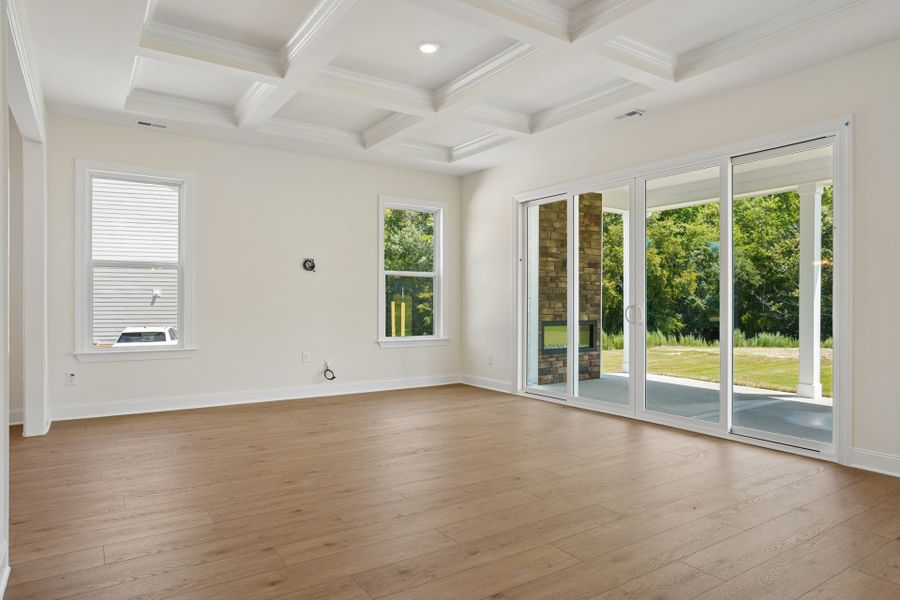 Representative unfurnished interior of a home built from the Jordan by Caruso Homes in Blue Run, Raleigh (Image 17). Representative unfurnished interior of a home built from the Jordan by Caruso Homes in Blue Run, Raleigh (Image 17).