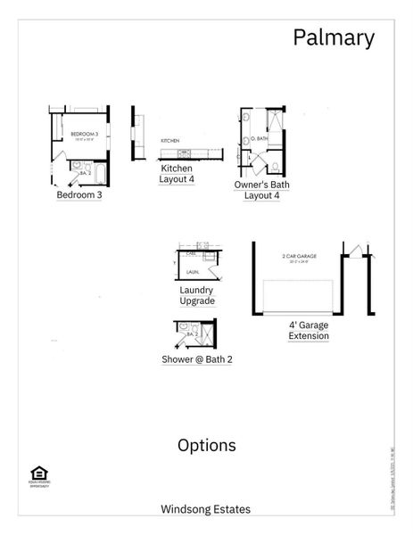 2D floor plan layout of this home in Windsong Estates, Lake Worth, FL (Image 30).