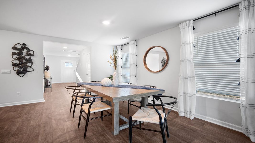 Furnished interior view inside a new home in The Groves at Bees Creek, Ridgeland (Image 14).