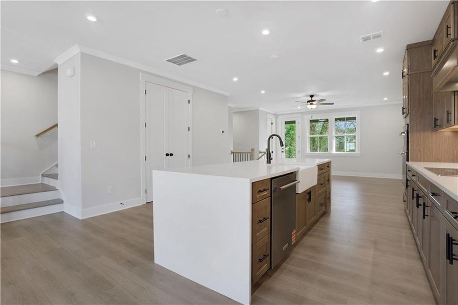 Furnished interior view inside a new home in , Roswell (Image 3).