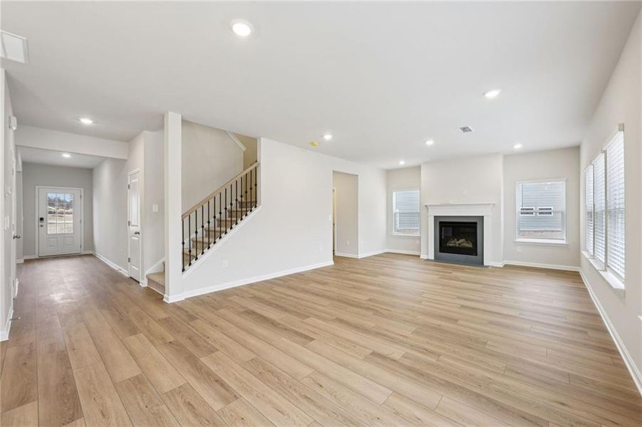 Spacious, unfurnished interior of a new home in Parkside at Grayson, Grayson (Image 17).