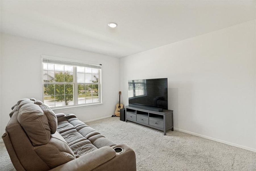 Furnished interior view inside a new home in Light Farms - Sweetwater, Celina (Image 7). Furnished interior view inside a new home in Light Farms - Sweetwater, Celina (Image 7).