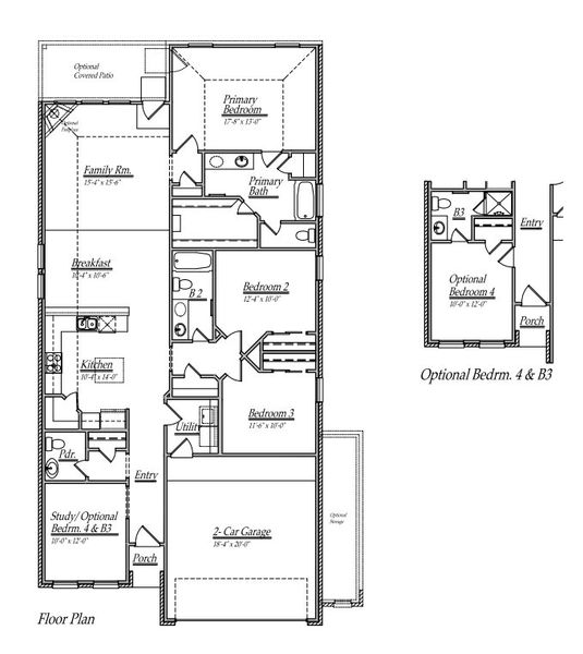 2D floor plan layout of this home in Creekwood Crossing, Spring, TX (Image 5). 2D floor plan layout of this home in Creekwood Crossing, Spring, TX (Image 5).