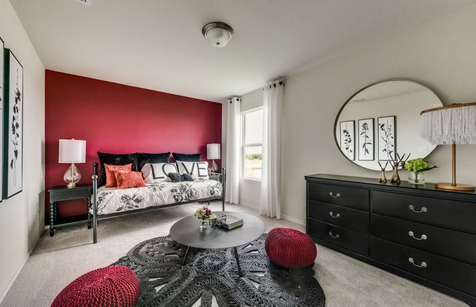 Representative furnished interior of a home built from the Mesilla by Centex in Cottonwood Creek, Howe (Image 30).