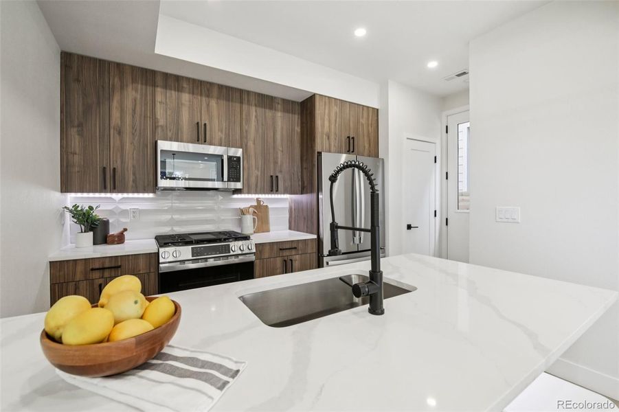 Furnished interior view inside a new home in , Denver (Image 9).