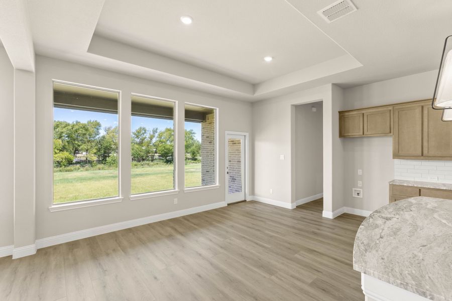 Spacious, unfurnished interior of a new home in Mockingbird Hills - Premiere Series, Joshua (Image 16). Spacious, unfurnished interior of a new home in Mockingbird Hills - Premiere Series, Joshua (Image 16).