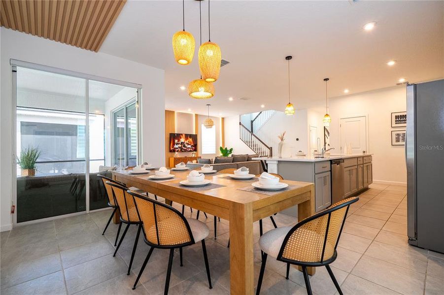 Furnished interior view inside a new home in , Kissimmee (Image 9).