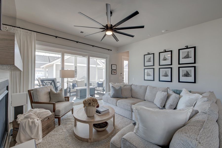 Furnished interior view inside a new home in Midtown at Nexton, Summerville (Image 42).