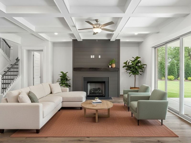 Furnished interior view inside a new home in Shelton Square, Murfreesboro (Image 8).