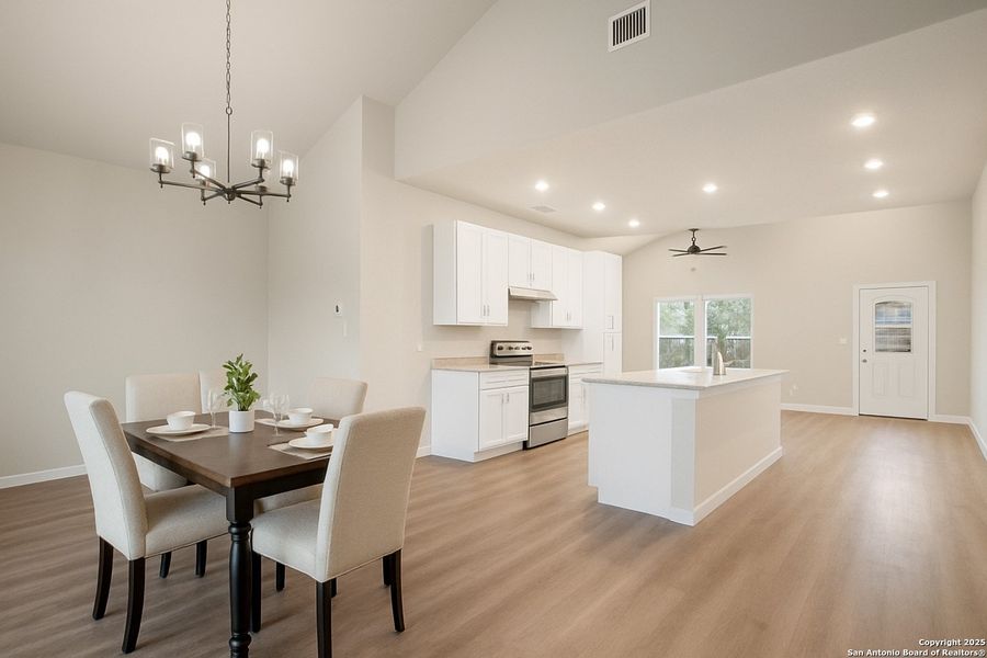 Furnished interior view inside a new home in , San Antonio (Image 10).