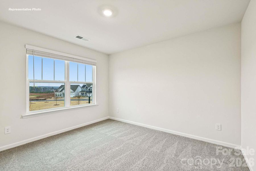 Spacious, unfurnished interior of a new home in The Hamptons at Hickory, Hickory (Image 17).