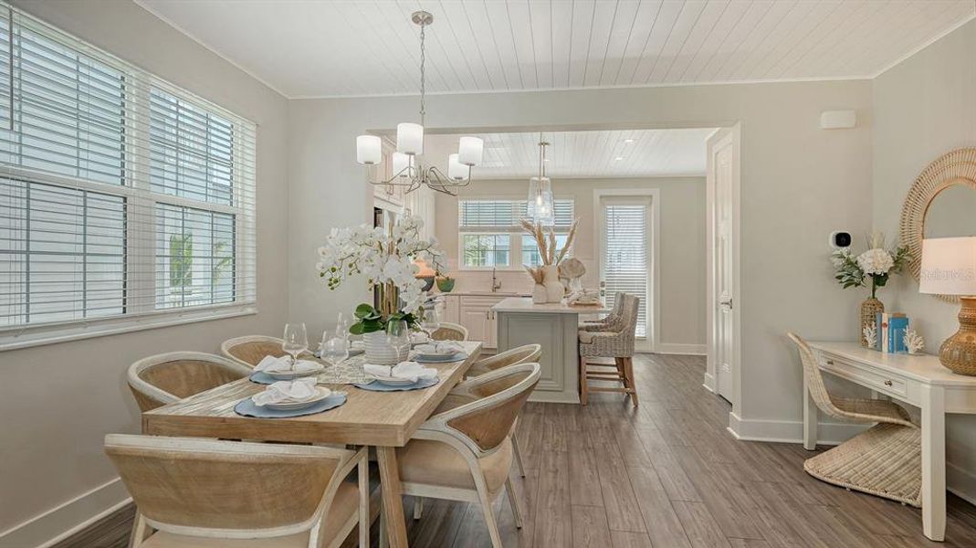 Furnished interior view inside a new home in , Cortez (Image 34).