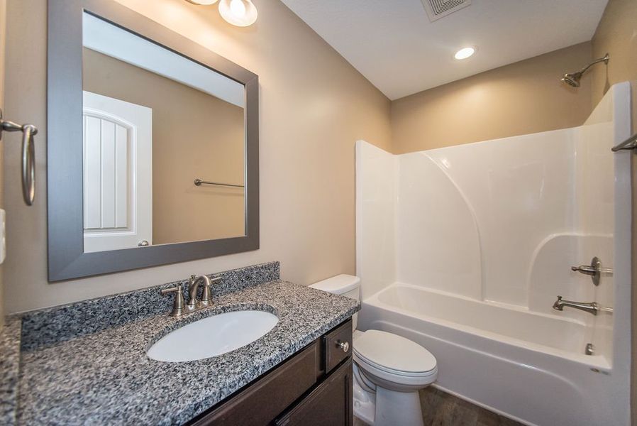 Representative furnished interior of a home built from the Reynolds by Enchanted Homes in Arcadia Village, Spartanburg (Image 17).