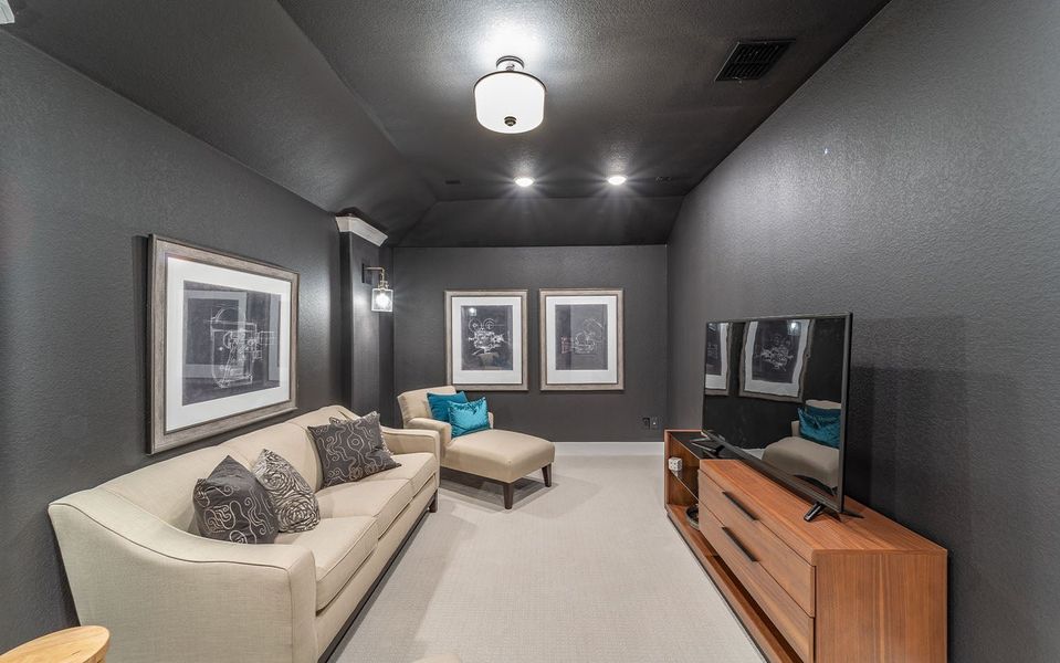 Representative furnished interior of a home built from the Dakota by CastleRock Communities in Hughes Landing, Dickinson (Image 39).