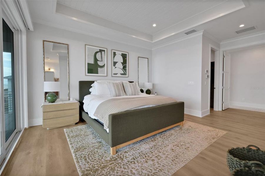 Furnished interior view inside a new home in , Flagler Beach (Image 20).