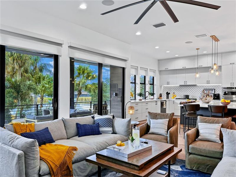 Furnished interior view inside a new home in , Tampa (Image 6). Furnished interior view inside a new home in , Tampa (Image 6).