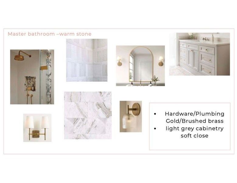 Primary Bath selections