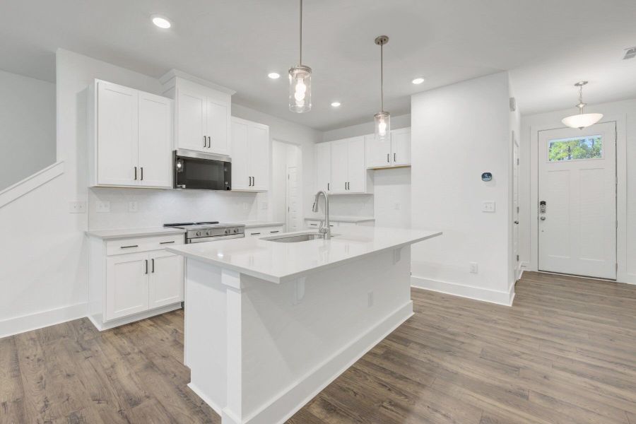 Furnished interior view inside a new home in Ashmore Townes, Garner (Image 7).
