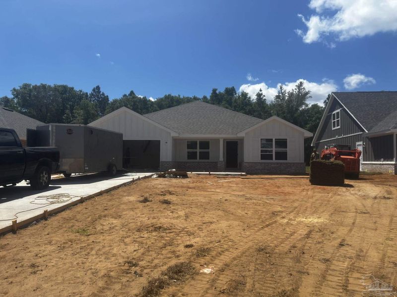In-progress construction of a new home in Blossom Grove, Milton, FL (Image 19).