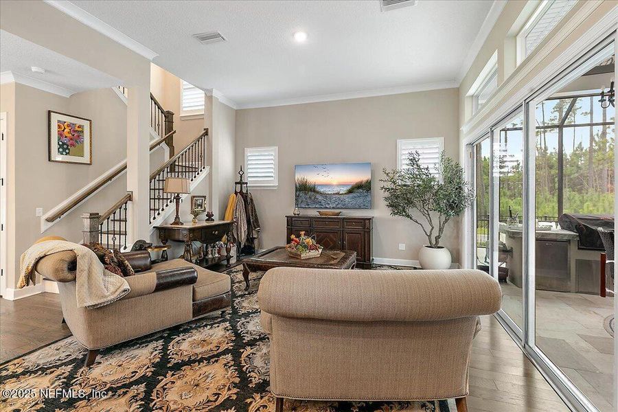 Furnished interior view inside a new home in , Jacksonville (Image 17).